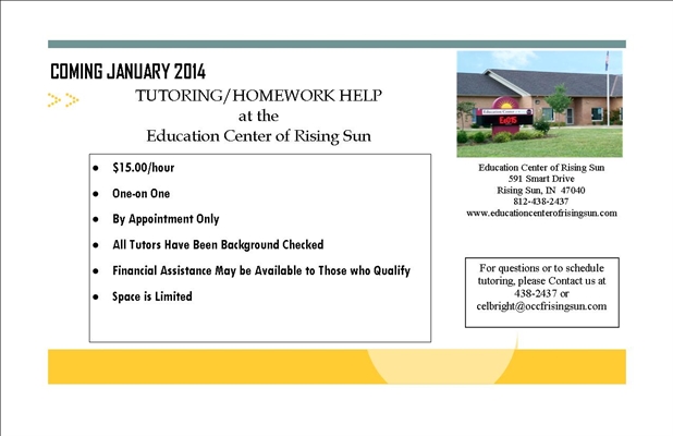 Education Center Tutoring and Homework Help